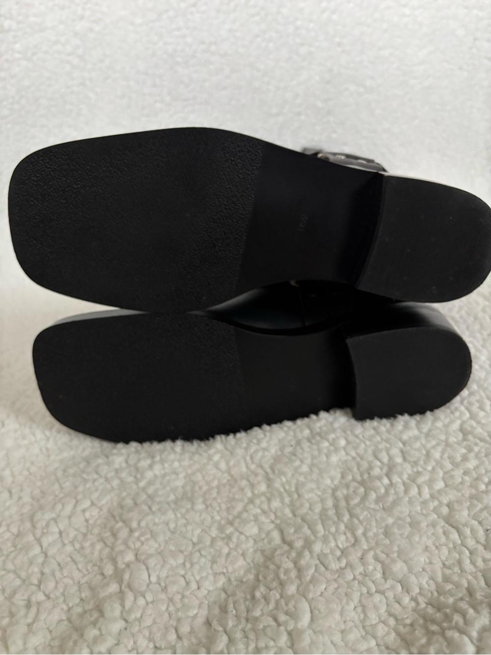 Tall Black Motorcycle Boots - Picture 3 of 3